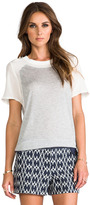 Thumbnail for your product : Rebecca Taylor Silk Combo Tee