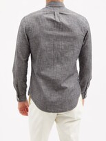 Thumbnail for your product : Polo Ralph Lauren Logo-embroidered Cotton-chambray Shirt - Grey