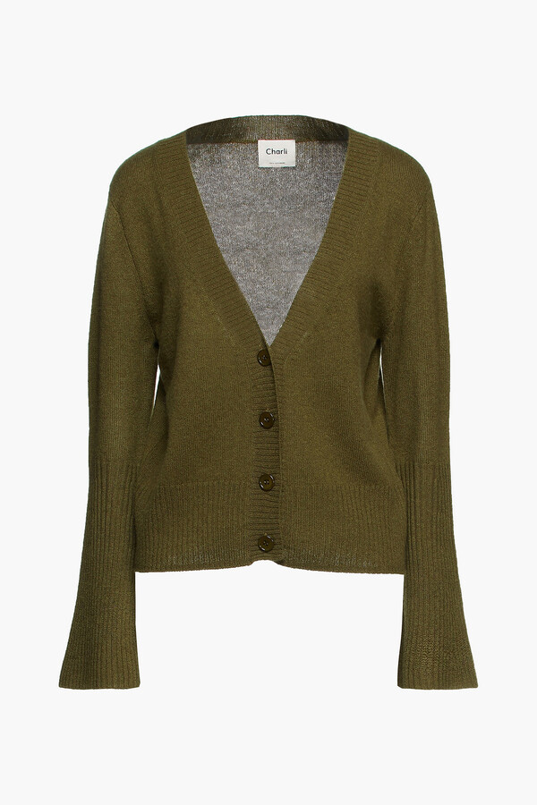 Womens Army Green Cardigan | Shop the world's largest collection 