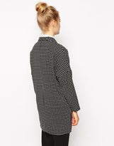 Thumbnail for your product : Fashion Union Longline Jacket In Check