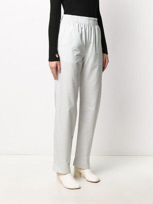 aganovich Striped Elasticated Waist Trousers