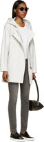 Thumbnail for your product : Helmut Lang Dove Grey Hooded Trench Coat