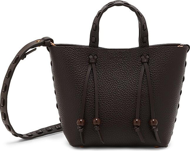 Etro Women's Extra Small Essential Leather Shopping Bag - Mogano