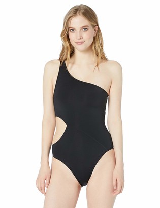 Seafolly Women's Active One Shoulder Maillot Swimsuit