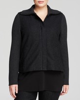 Thumbnail for your product : Eileen Fisher Plus Mixed Knit Jacket
