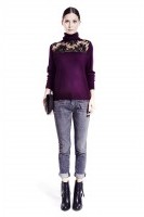 Thumbnail for your product : Mason Turtleneck Lace Sweater