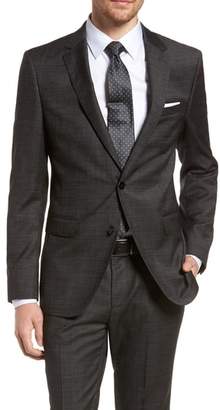 BOSS Novan/Ben Trim Fit Solid Wool Suit