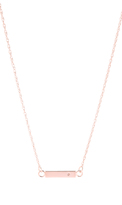 Thumbnail for your product : Jennifer Zeuner Jewelry Chelsea Mini Bar Necklace with Diamond
