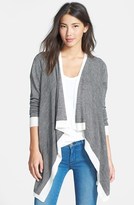 Thumbnail for your product : RD Style Contrast Trim Flyaway Cardigan