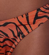 Thumbnail for your product : Reina Olga Selvaggia tiger-print bikini bottoms
