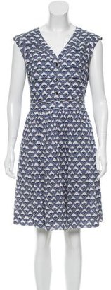 Tory Burch Abstract Print Knee-Length Dress
