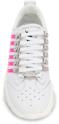 DSQUARED2 Leather Panelled Sneakers
