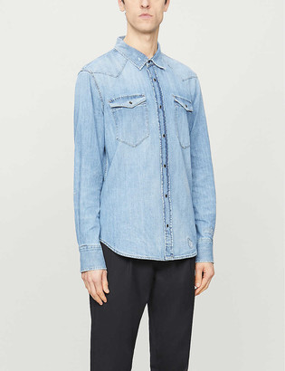 eleventy denim shirt