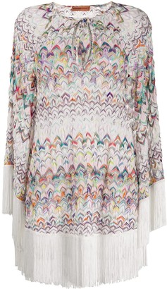 fringe swim cover up