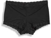 Thumbnail for your product : Maidenform Micro Boyshort with Lace Trims-LATTE-Small
