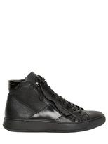 Thumbnail for your product : Bruno Bordese Calf Leather High Top Sneakers