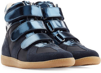 Maison  Margiela Suede High-Top Sneakers