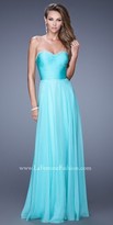 Thumbnail for your product : La Femme Jeweled Sweetheart Pleated Prom Dress