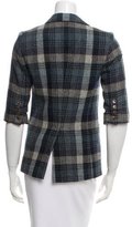 Thumbnail for your product : Smythe Plaid Wool Blazer