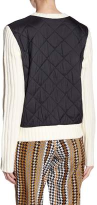 Juicy Couture Quilted Puffer Knit Sweater