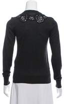Thumbnail for your product : Dolce & Gabbana Cashmere Lace-Accented Cardigan