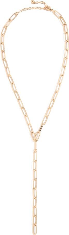 Argentovivo Link Y Gold Necklace