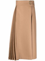 Thumbnail for your product : Elie Saab Wrap Midi Skirt