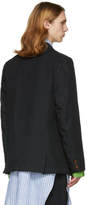 Thumbnail for your product : Comme des Garcons Homme Plus Black Twill Blazer