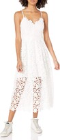Thumbnail for your product : ASTR the Label Women's Sleeveless Lace Fit & Flare Midi Dress