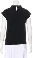 Thumbnail for your product : Magaschoni Embellished Cashmere Top