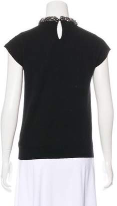 Magaschoni Embellished Cashmere Top