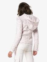 Thumbnail for your product : Balmain Strong Shoulder Hooded Tweed Pullover Jacket