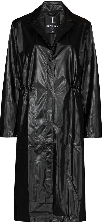 Rains String concealed fastening trench coat - ShopStyle Outerwear