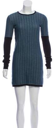 Derek Lam Mini Knit Dress Black Mini Knit Dress