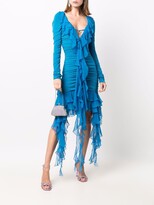 Thumbnail for your product : Blumarine Long-Sleeve Ruffled Dress