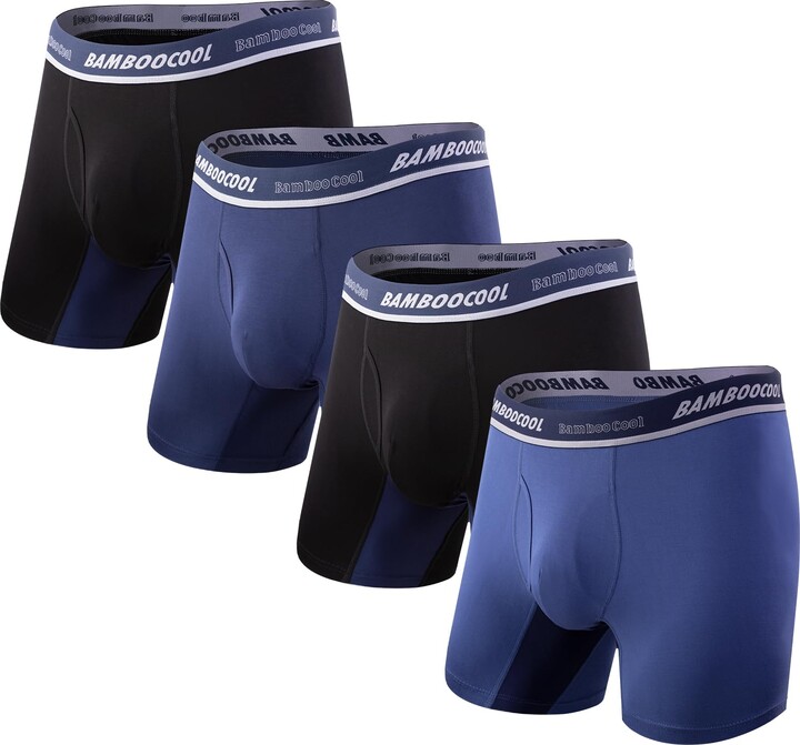 Hanes Men's Originals SuperSoft Boxer Briefs & Trunks, SuperSoft Viscose  from Bamboo Underwear, 3-pack