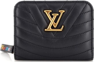 Pre-owned Louis Vuitton - Leather New Wave Long Wallet - Black - w