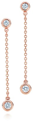 Tiffany & Co. Elsa Peretti Diamonds by the Yard drop earrings in 18k rose gold