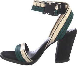 Mae Canvas Printed Sandals