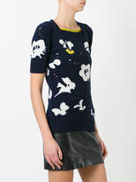 Thumbnail for your product : Barrie floral knit T-shirt