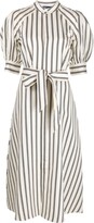 Dress With Striped Print 