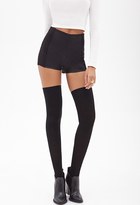 Thumbnail for your product : Forever 21 Faux Leather High-Rise Shorts