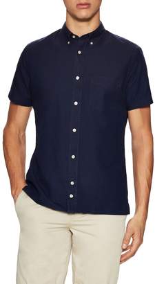 J. Lindeberg Men's Ward Short Sleeve Oxford Sportshirt