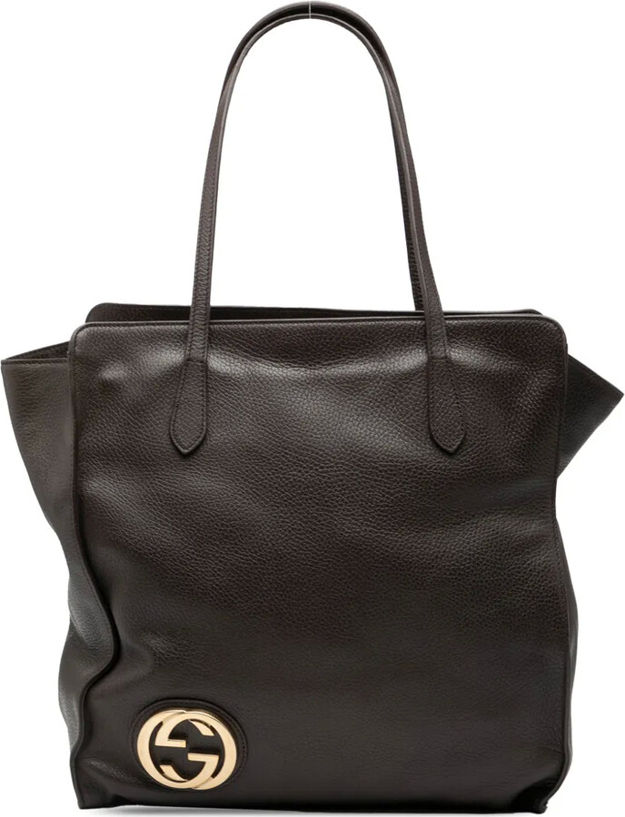 Gucci Pre-Owned 2000-2015 Dollar Calfskin Interlocking G tote bag