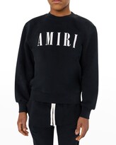 Thumbnail for your product : Amiri Kid's Logo-Print Crewneck Sweatshirt, Size 4-12