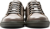 Thumbnail for your product : Marc Jacobs Grey Leather Sneakers