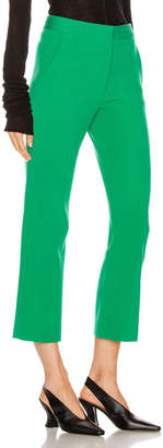 Stella McCartney Wide Leg Trouser in Sparkle Green | FWRD
