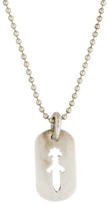 Thumbnail for your product : Chrome Hearts Dagger Cutout Dog Tag Pendant Necklace