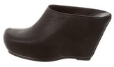 Thumbnail for your product : Rick Owens Leather Platform Wedges