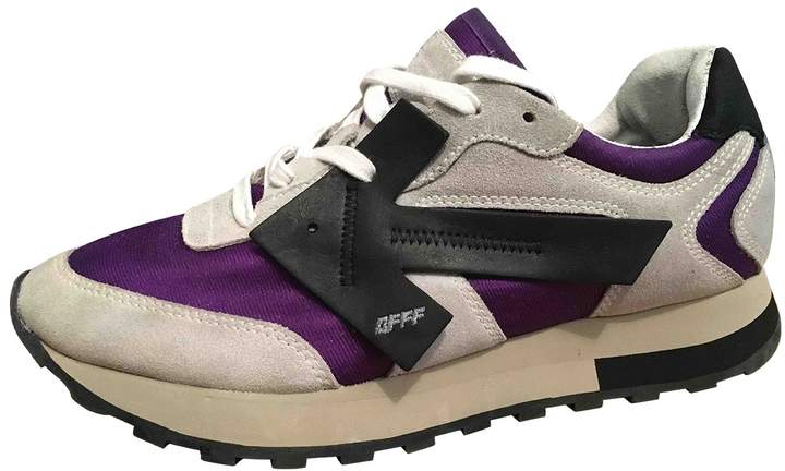 purple suede trainers